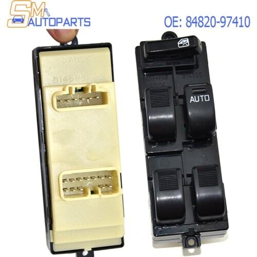 New 84820-97410 Front RH Electric Power Window Master Control Switch For Toyota Duet Daihatsu Suzuki