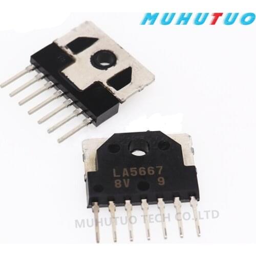 LA5667 single-row inline zip-7 IC chip
