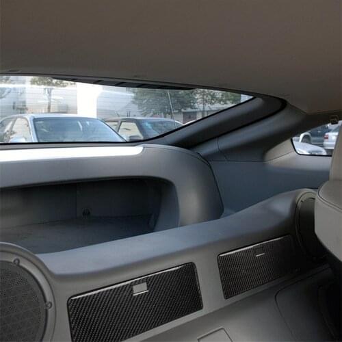 Carbon Fiber Storage Box Panel Frame Cover Trim for Nissan 350z 2006-2009 Interior Decoration Car Accessories Car Decal Stickers