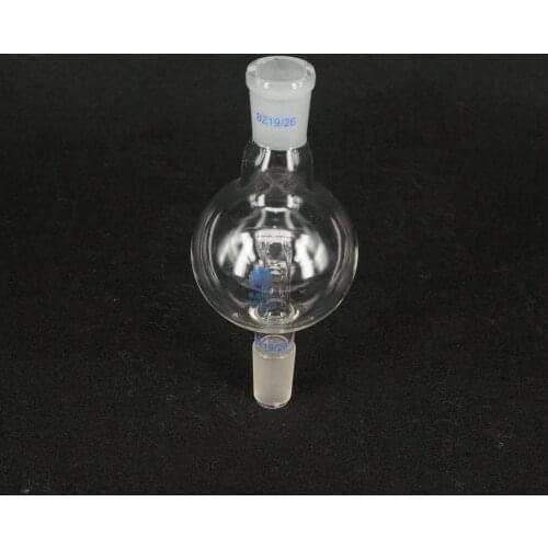 100ml Bump Trap 19/26 to 19/26 Ground Joint Lab Glass Rotary Evaporator