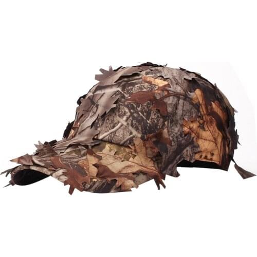 Outdoor Climbing Cap 3D Leaves Women Men Quick Drying Waterproof Sunshade Cool Hat Head Wear