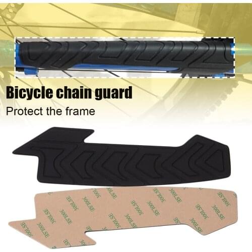 Bike Chainstay Protector Silicone Chain Stay Bicycle Frame Guards Bike Frame Cover Protection frame anti scratch protector