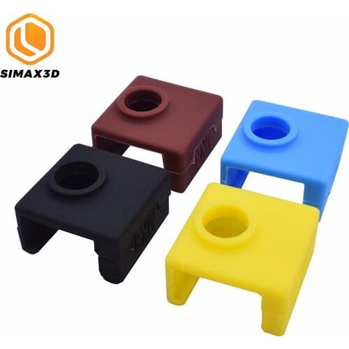SIMAX3D 3D Printer Parts Protective Silicone Sock Insulation Cover Case for Heater Block MK8 / MK9 /MK10 Silicone Sleeve Hot End
