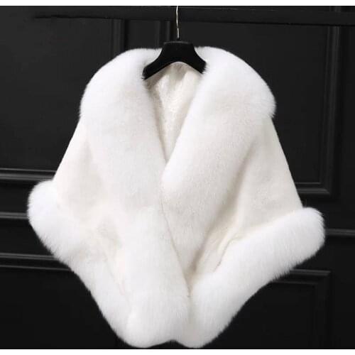 2020 Women Bolero Bridal Shawl Faux Fur Wrap Bolero Wedding Cape Bridal Shawl Fur Cape Winter Ivory Bridal Cloak Bolero