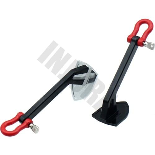 1Pcs Black/Silver Metal Winch Anchor Decor Tool for 1/10 RC Crawler Car TRAXXAS TRX-4 Axial SCX10 90046 Tamiya MST