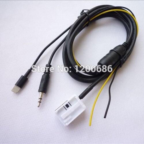 3.5MM AUX Cable Audio Adapter For Benz Mercedes Comand APS NTG Audio 20 30 50