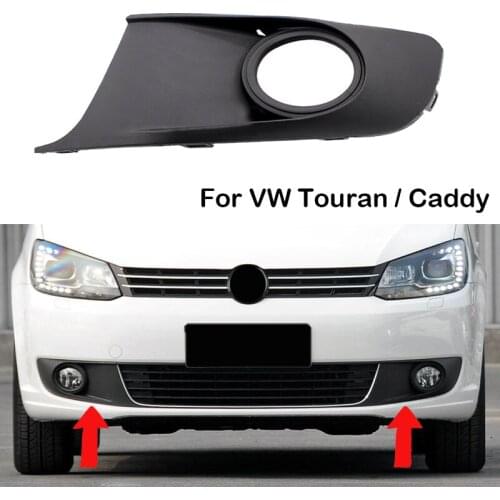 Auto Front Left Right Bumper Fog Light Lamp Grill for VW Touran 2011-2015 Caddy 2011-2014 1T0853665 2K5853665A 2K5853666