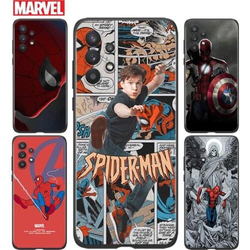Avengers Spiderman For Samsung A91 A72 A71 A52 A51 A42 A41 A32 A31 A22 A21S A12 A11 A03 A02S A01 4G 5G Phone Case