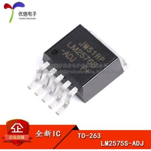Chip TO-263-6 LM2576S-ADJ regulator circuit (step-down)