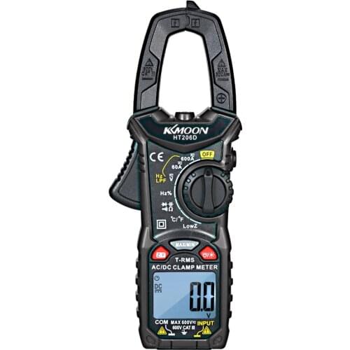 Digital Clamp Meter for Measuring Voltage Current Frequency Duty Cycle Diode Resistance Transistors Test NCV Clamp Multimeter