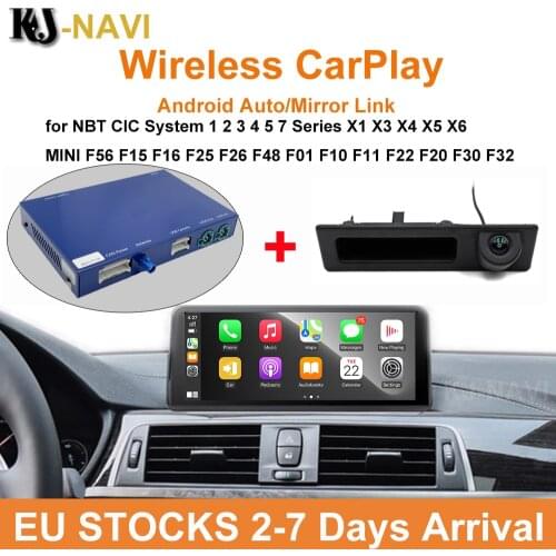 Wireless CarPlay Android Auto Decoder for BMW NBT CIC System 1 2 3 4 5 7 Series F01 F10 X1 X3 X4 X5 X6 MINI F56 F15 F25 F26 F48