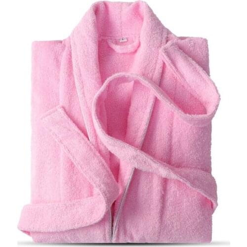 Bathrobe Robe Cotton Dressing Gown Pajamas Womens Bathrobe Winter Long Robes Plus Size M L XL XXL