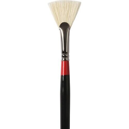 Daler Rowney Georgian Short-Handled Fan Brush No 4 Art paint brush painting canvas acrylic team number
