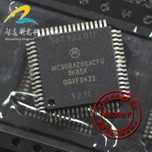Free shipping MC908AZ60ACFU 3K85K 8-bit Microcontrollers - MCU 64KFLASH W/2K EEPROM QFP-64
