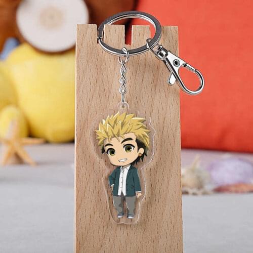 People Fashion Anime Acrylic Key Chains Cartoon Keyring Keychain Pendant Keyholder Unisex Birthday Gifts NEW