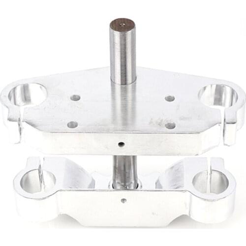 Aluminum Motorcycle 22mm 7/8" Handlebar Riser Mount Bars 33MM inverted shock absorber direction device upper and lower plate