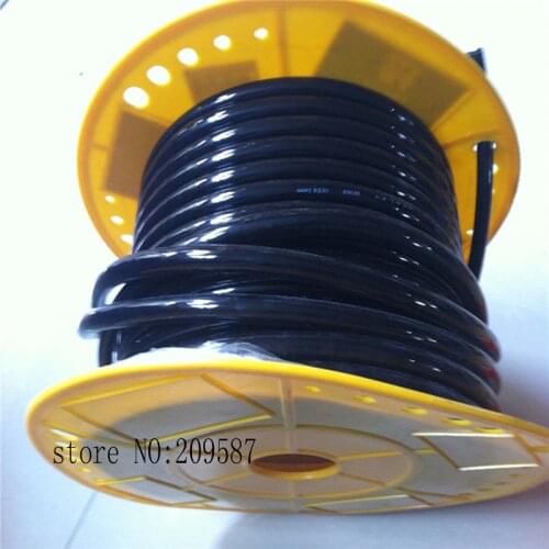Tube PU Pneumatic Hose 2.5mm x 4mm for pneumatics 25meter Black color