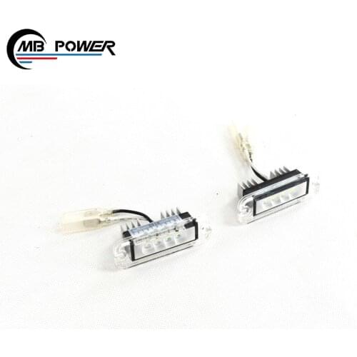 G class w463 rear bumper license plate LED lamp fit for G63 G65 G500 G400 G350 G800 G900 license plate LED lamp