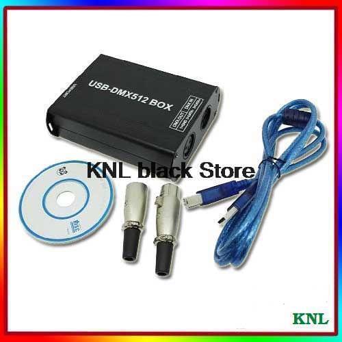 Led USB DMX512 Controller Box for Martin Light Jockey, Computer Interface Led RGB DMX Controller Support Windows XP /2000 /98se