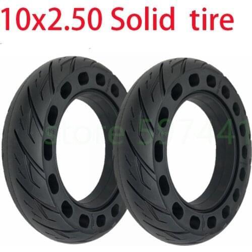 High Quality 10x2.50 Solid Tyre 10 Inch Thickened, Stab Proof Wheel Tire for Electric Scooter Balance Car Accessories