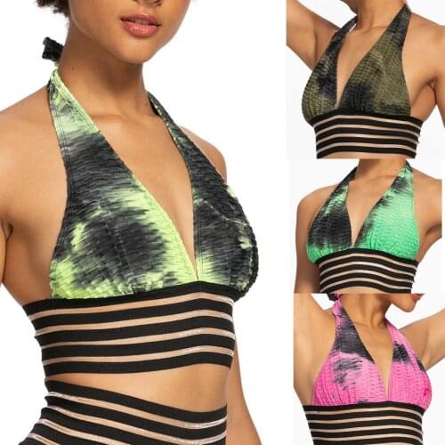 Womens Sexy Fashion Lace Print Fitness Beauty Back Sports Yoga Bra Comfortable Running Sports Vest Bra Erotic Lingerie