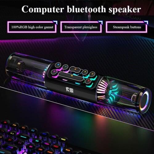 3D Surround Soundbar Computer Speaker Wired LouldSpeakers Subwoofer music center larger power Sound bar for Laptop PC Theater TV