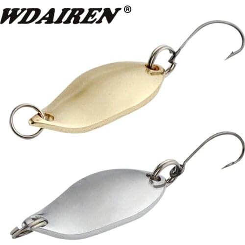 1Pcs Fishing Lures Wobbler Spinner Baits Spoons 5g Artificial Gold/silver Bass Hard Sequin Paillette Metal Steel Hook Tackle