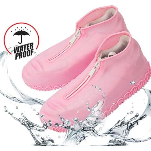 2020 New Durable Waterproof Silicone Shoe Cover for Child Women Men Portable Outdoor Camping Hiking Slip-resistant Rubber