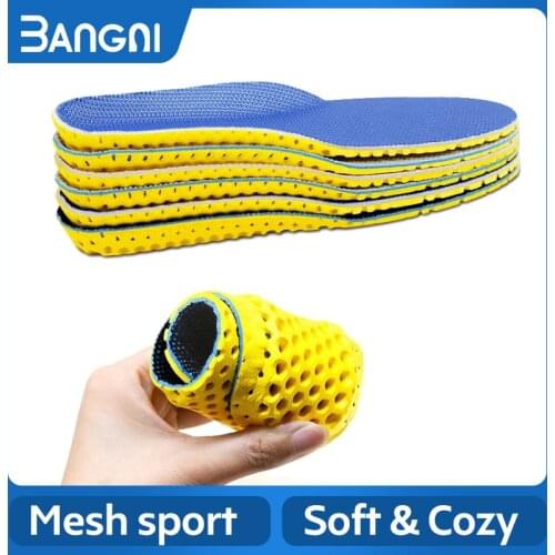 3ANGNI Memory Foam Shoes Insoles Sole Orthopedic Sport Arch Support Soft Pad Inserts For Woman Men Flat Feet Height Increase