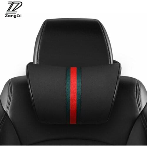 ZD 1X Car Neck pillow Three primary colors Headrest for Toyota Corolla Seat Leon Jeep Skoda Fabia Rapid Renault Duster Audi A3