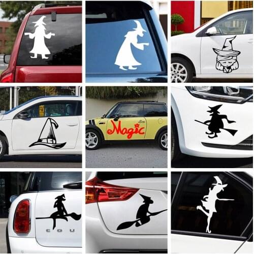 Free shipping Witch Auto Sticker Car Wrap Vinyl Film Automobiles Products Car Accessories