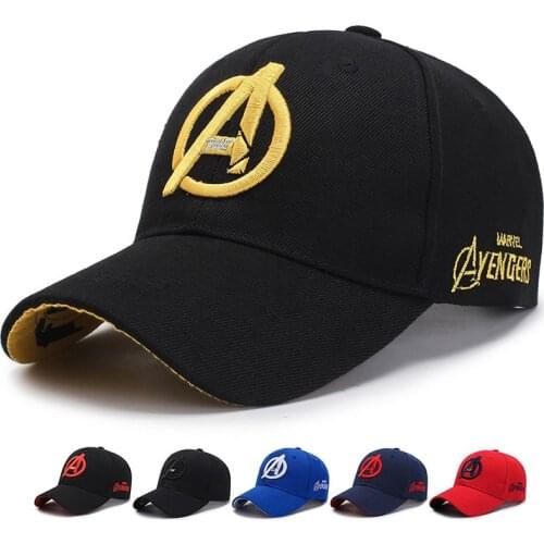 Disney Marvel Hat Baseball Cap Anime Figures Embroidered Adjustable Children Hat Boys Adult Girls Sun Hat Super Hero Hip Hop Hat