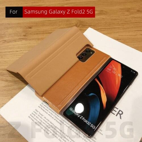 Case for Samsung Galaxy Z fold2,Galaxy Z fold2 Leather Phone Case All-Inclusive Flip Case Z fold2 case
