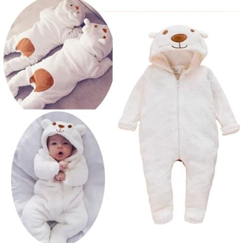 Baby Romper Clothing Cute Oufit Newborn Baby Girls Boys Soft Warm Costume Jumpsuit Cleaning Mop Suit Bodysuit Set