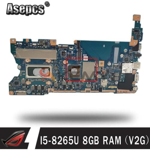 For ASUS UX461FN UX461F original motherboard mainboard tested 100% UX461FN laptop motherboard with I5-8265U CPU 8GB RAM （V2G）GPU