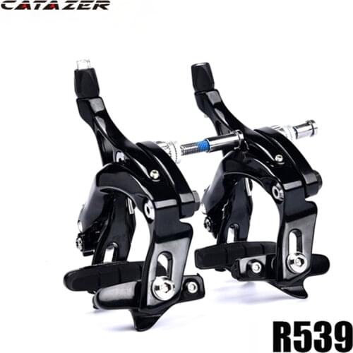 TEKTRO Road Bike R539 C Brake Caliper Lightweight Long Arm Brake Designed For Big Tire With Quick Release Safety Lock 320g/Pair