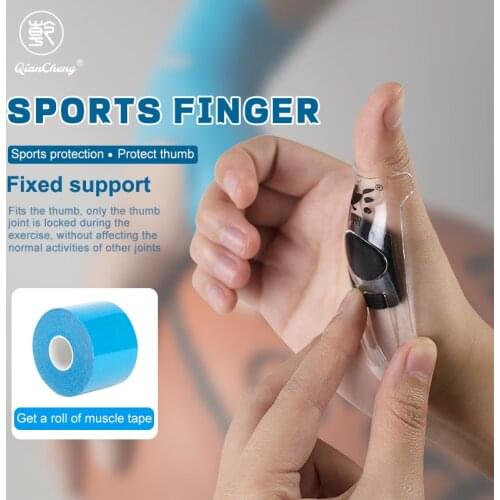 Qiancheng Thumb Finger Protector Joint Sprain Basketball Protector Fracture Injury Tenosynovitis Finger Fixed Splint