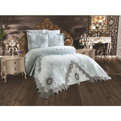 French Laced Dilara Bridal Set Water Green