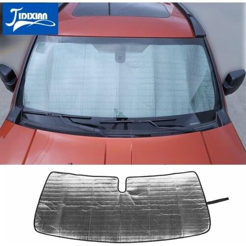 JIDIXIAN Car Front Windshield Sun Shade Sunshade Anti UV Ray Cover for Jeep Liberty 2007 2008 2009 2010 2011 2012 Accessories