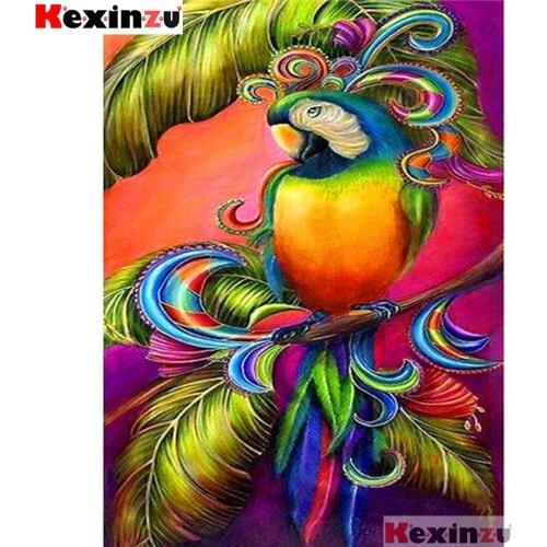 Full Square Round Diamond 5D DIY Diamond Painting "Phoenix" Diamond Embroidery Cross Stitch Rhinestone Mosaic Painting XF663