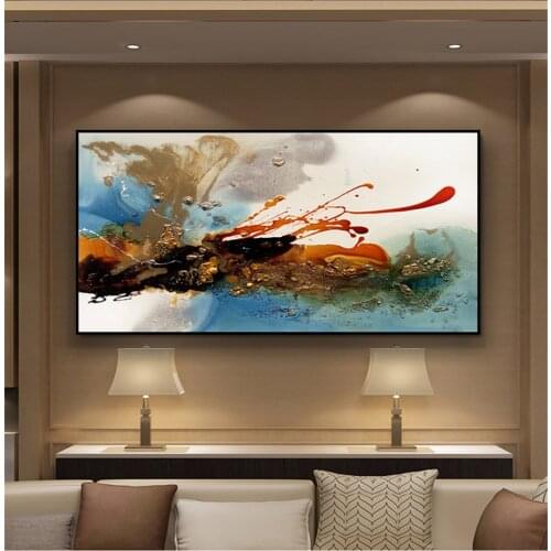 Canvas Oil Painting Wall Pictures For Living Room Home Decor Abstract Clouds Colorful Canvas Art Home Decor No Frame
