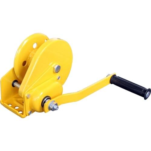 1800lb Hand crank two-way self-locking manual winch household small portable traction hoist with brake manual winch