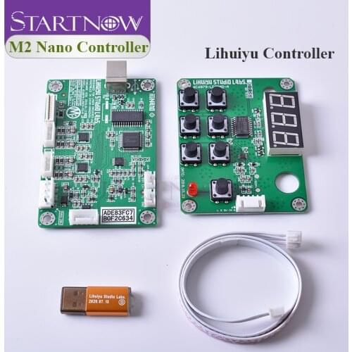 LIHUIYU M2 Nano Laser Controller Motherboard for DIY 3040 K40 Laser Engraving Machine Control System Main Card With Dongle B