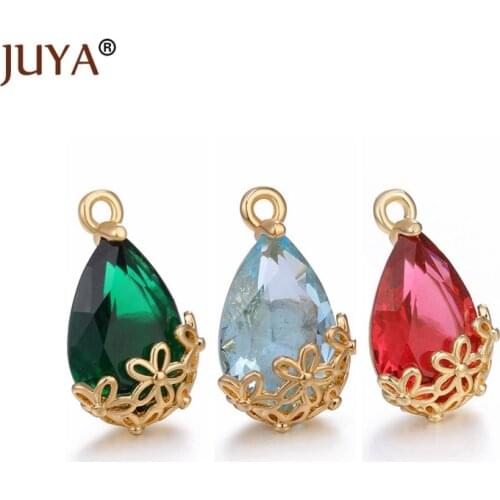 Multiple colour Water drop Shape Fashion Charm Pendants For Making Earrings Necklace DIY Jewelry Accessories Hairpin Material