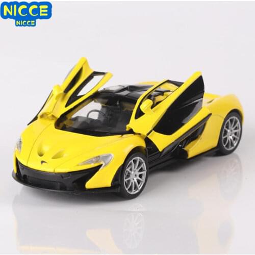 Nicce 1/32 Diecasts & Toy Vehicles McLaren P1 Car Model With Sound&Light Collection Car Toys For Boy Children Gift brinquedos