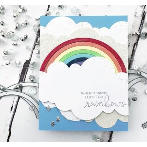 Clouds Set Metal Cutting Dies Stencil for DIY Scrapbooking Paper Cards Making DIY Decorative Crafts Supplies New 2018