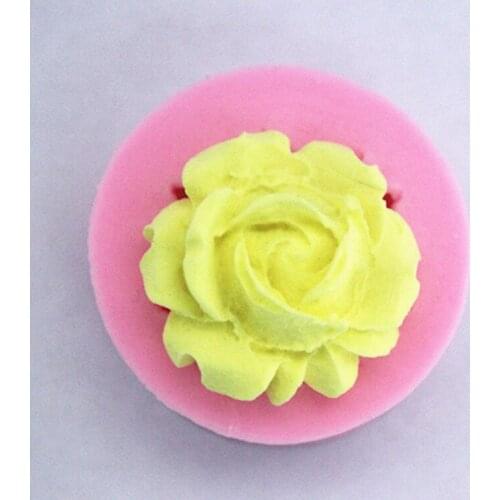 New Mini Silicone Resin Flower Clay Candy Chocolate Ice Tray Mold Soap Molds Fondant Tool