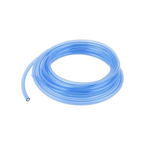 8mm OD 5mm ID Fuel Gas Air Polyurethane PU Tubing Hose Pipe 5M Clear Blue