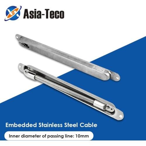 Stainless steel Cable pipe Metal Cable protector pipe tube diameter Door access control wire 602S