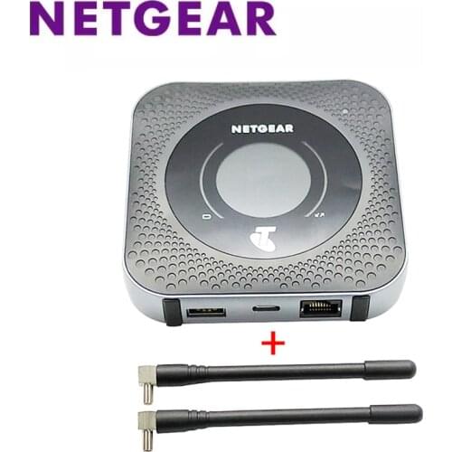 Unlocked Netgear Nighthawk M1 4GX Gigabit LTE Mobile Router 1000mbps WiFi Hotspot +2PCS Antennas